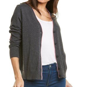 NWT Court & Rowe wool blend button up gray cardigan sz medium